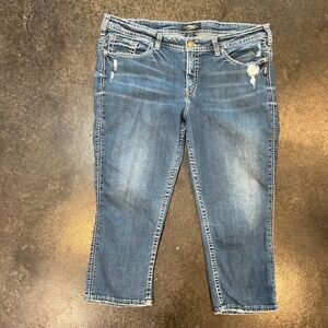 Silver Suki size 22 inseam 22 1/2